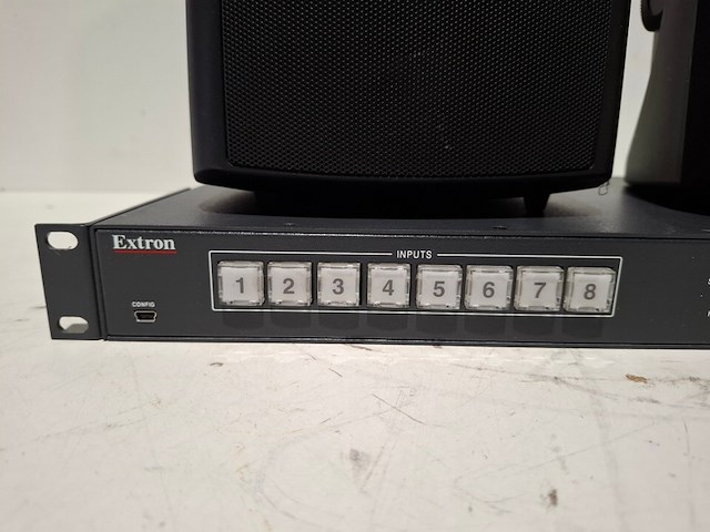Partij luidsprekers, videoswitcher, audac, extron, lx503, in1608 - afbeelding 2 van  7