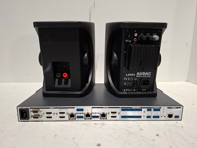 Partij luidsprekers, videoswitcher, audac, extron, lx503, in1608 - afbeelding 4 van  7