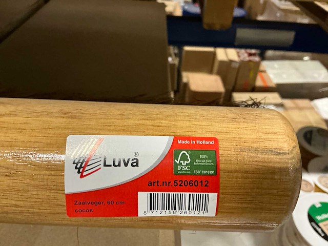 Partij luva zaalveger 60vm cocos (20x) - afbeelding 1 van  1