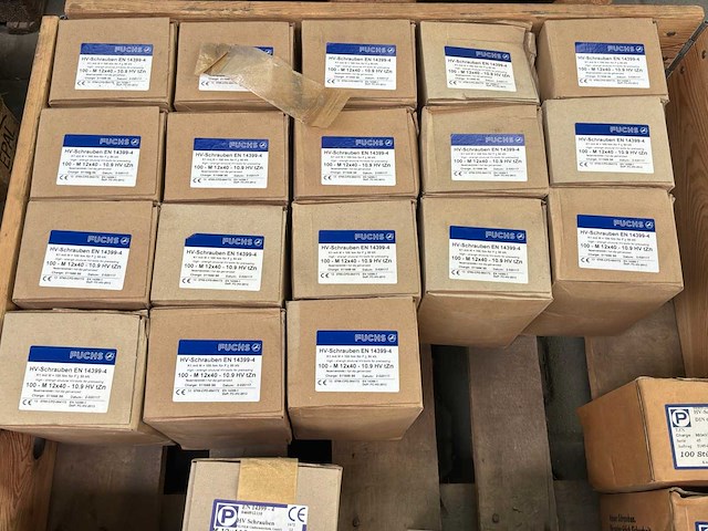 Partij m12 moeren (3200x) - afbeelding 2 van  3