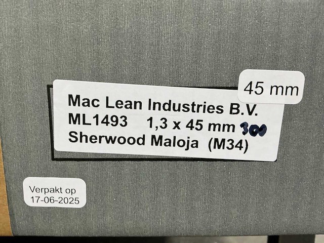 Partij mac lean - kantenband - 1050 m - 1,3x45 mm - (4x) - afbeelding 5 van  15