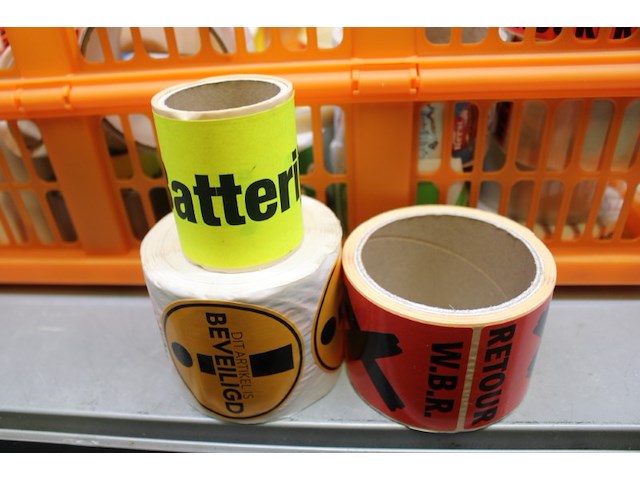 Partij magazijn stickers divers - afbeelding 5 van  11