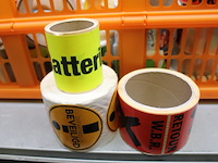 Partij magazijn stickers divers - afbeelding 10 van  11