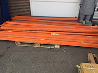 Partij magazijnstellingen, staanders en liggers, oranje/blauw - afbeelding 3 van  4