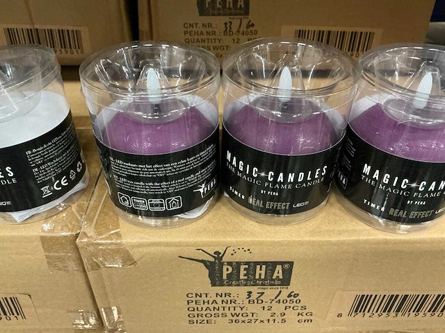 Partij magic candles by peha waskaarsen (192x) - afbeelding 4 van  6