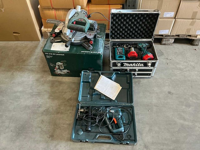 Partij makita/metaboo/black&decker elektrisch gereedschap (3x) - afbeelding 1 van  5
