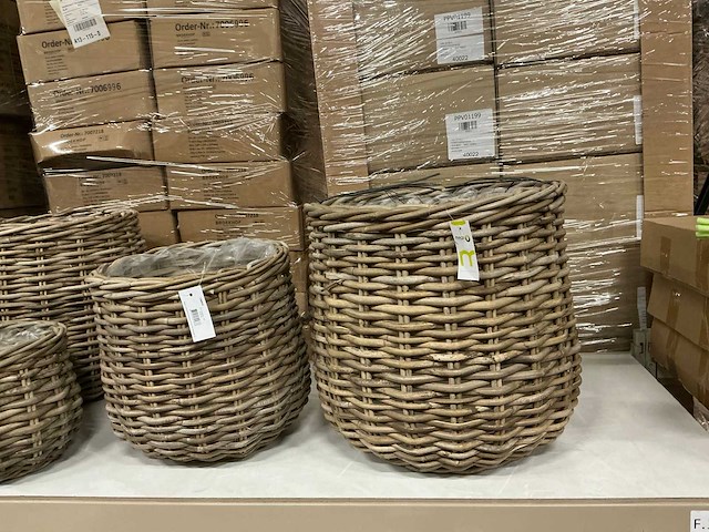 Partij manden (6x) - afbeelding 2 van  4