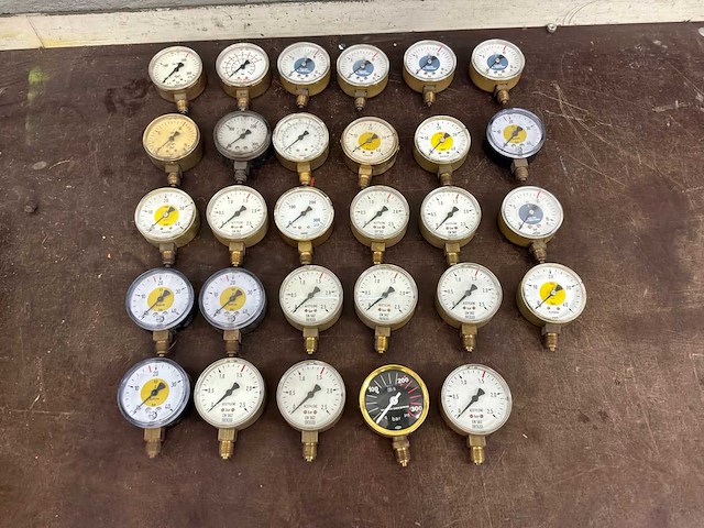 Partij manometers (29x) - afbeelding 2 van  7