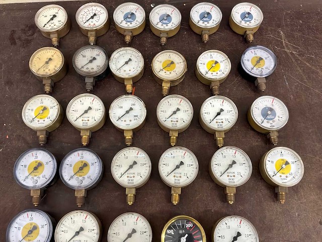 Partij manometers (29x) - afbeelding 4 van  7