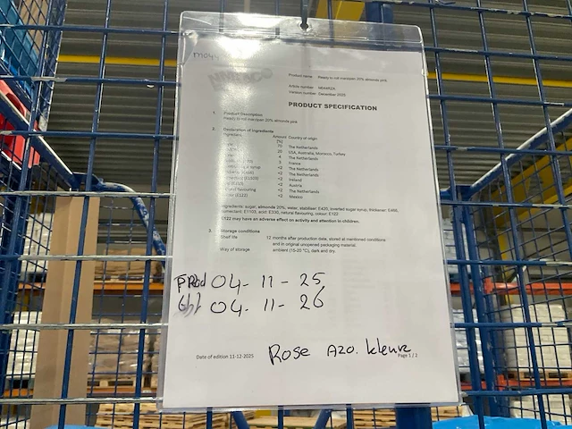 Partij marsepein 20-33% almandelen (19x) - afbeelding 2 van  19