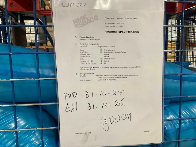 Partij marsepein 20-33% almandelen (19x) - afbeelding 5 van  19