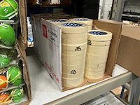 Partij masking tape 19mm/50m (94x) - afbeelding 2 van  3