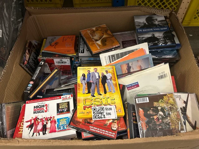 Partij media en entertainment w.o. dvd's, cd's - afbeelding 1 van  11