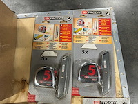 Partij meetgereedschap: rolbandmaten & meetlint/cutter sets - afbeelding 2 van  8