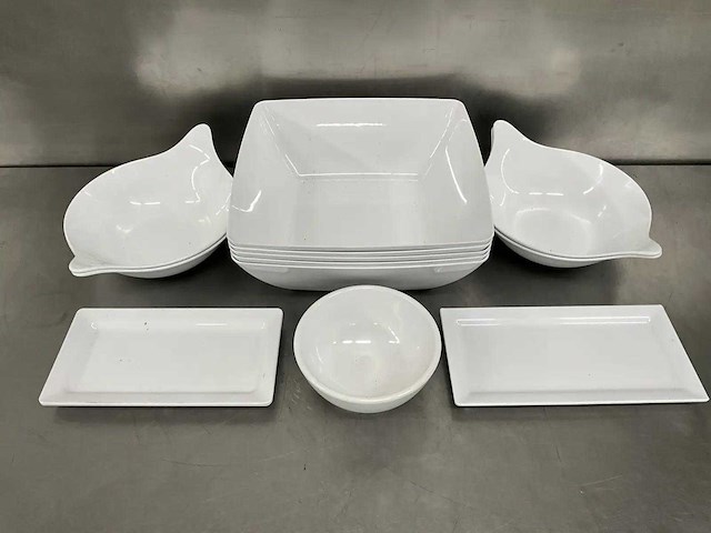 Partij melamine servies - afbeelding 1 van  5