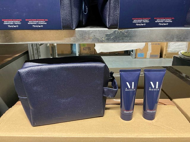 Partij mense toilettasjes met shampoo&showergel 75ml (136x) - afbeelding 3 van  4