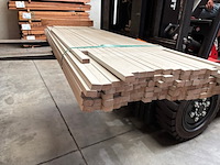 Partij meranti opdeklatten volhout ral7044 60 mu - afbeelding 3 van  4