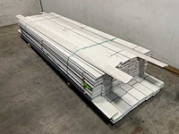 Partij meranti rabat mes- en groef wit gegrond - 305-365x14,2x1,8 cm - afbeelding 1 van  8