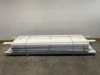 Partij meranti rabat mes- en groef wit gegrond - 305-365x14,2x1,8 cm - afbeelding 2 van  8