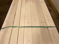 Partij meranti rabat mes- en groef wit gegrond - 305-365x14,2x1,8 cm - afbeelding 3 van  8