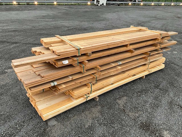 Partij mes en groef planken - afbeelding 1 van  10