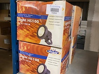 Partij mesner halogeenvijverlamp 12 volt/ 100 watt - 4 stuks