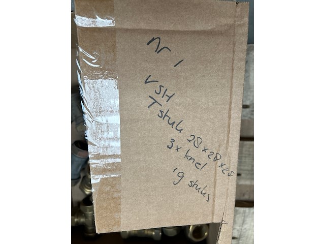 Partij messing koppelingen en fittingen - afbeelding 3 van  9