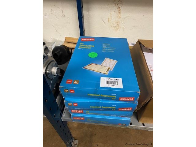 Partij met 4 pak á 100 stuks lamineerhoezen a4 - afbeelding 1 van  1