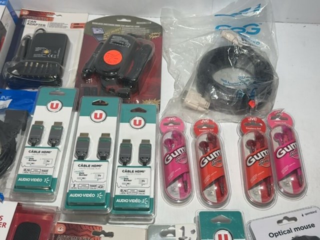 Partij met diverse elektronica accessoires, 33 stuks - afbeelding 3 van  9