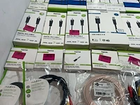 Partij met diverse kabels, adapters en accessoires, 43 stuks - afbeelding 6 van  9