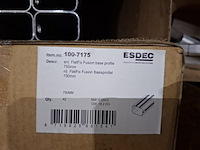 Partij metaal, aluminium en kunststof profielen - afbeelding 10 van  40