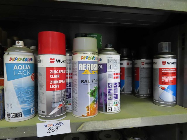 Partij metaalverf en behandelingsmiddelen - afbeelding 3 van  12
