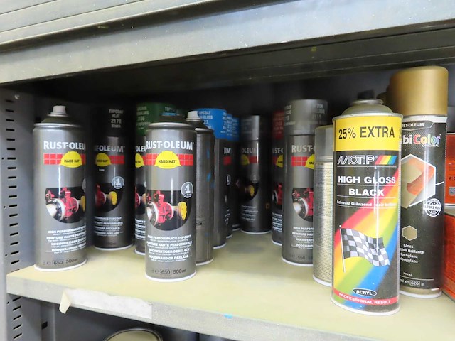 Partij metaalverf en behandelingsmiddelen - afbeelding 4 van  12