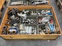 Partij metaalvoorraden; inclusief 2x palletbox; - afbeelding 11 van  13