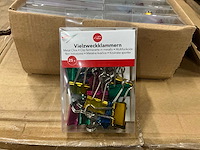 Partij metalen clips - afbeelding 1 van  5