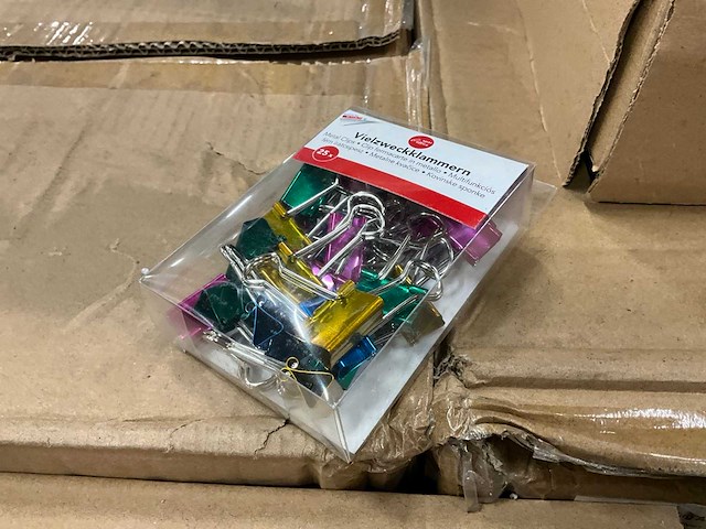 Partij metalen clips - afbeelding 2 van  5