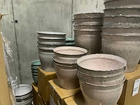 Partij metalen potten - afbeelding 3 van  6