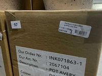 Partij metalen potten - afbeelding 6 van  6