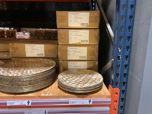 Partij metalen schalen - afbeelding 7 van  10