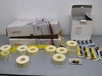 Partij meto prijstang stickers en inktkussens