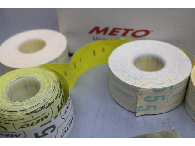 Partij meto prijstang stickers en inktkussens - afbeelding 11 van  11