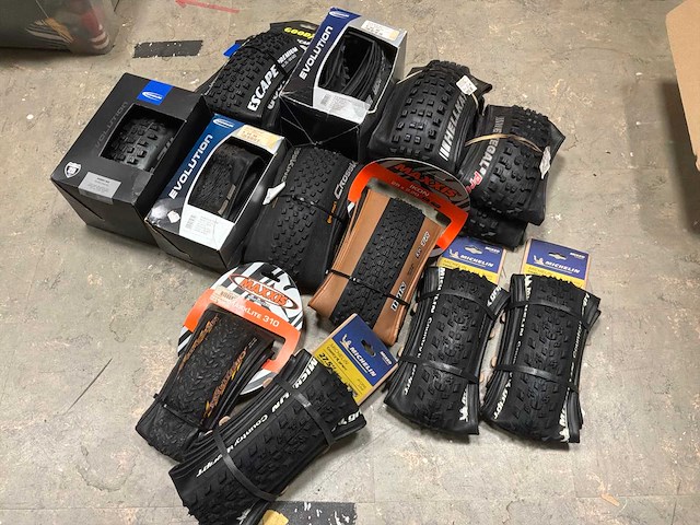 Partij michelin / schwalbe / smaxxis buitenbanden (12x) - afbeelding 1 van  7