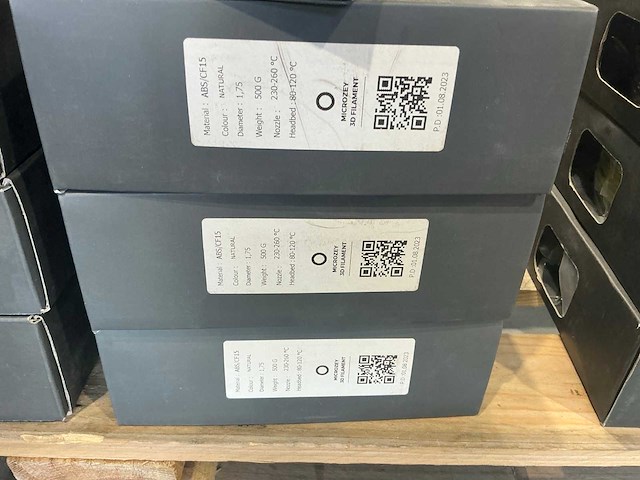 Partij microzey 3d printer filament o.a. ultiem, asa en abs in diverse kleuren - afbeelding 9 van  19