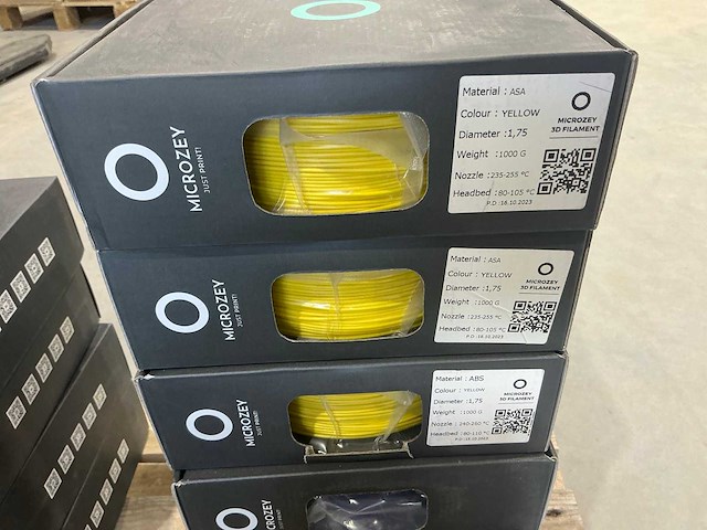 Partij microzey 3d printer filament o.a. ultiem, asa en abs in diverse kleuren - afbeelding 16 van  19
