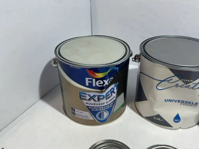Partij mix blikken verf - afbeelding 2 van  5