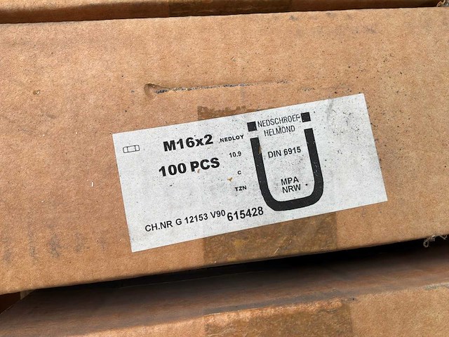 Partij moeren, bouten en ringen (4450x) - afbeelding 9 van  13