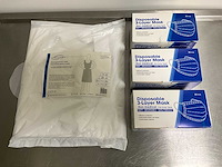 Partij mondkapjes en schorten - afbeelding 1 van  3