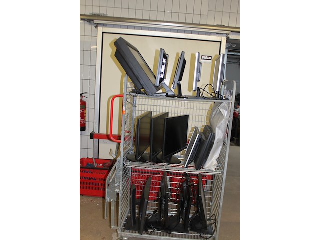 Partij monitoren div. merken c.a. 16 stuks. - afbeelding 1 van  11