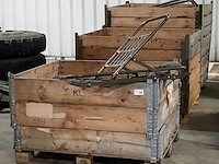 Partij monteurskarren en relingen