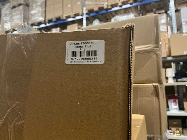 Partij moss flat 2kg per doos (39x) - afbeelding 3 van  3